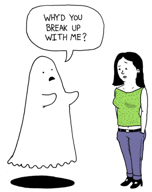 Why did you break up with me- ghost and person